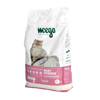 Weego Baby Powder Areia Aglomerante para gatos 